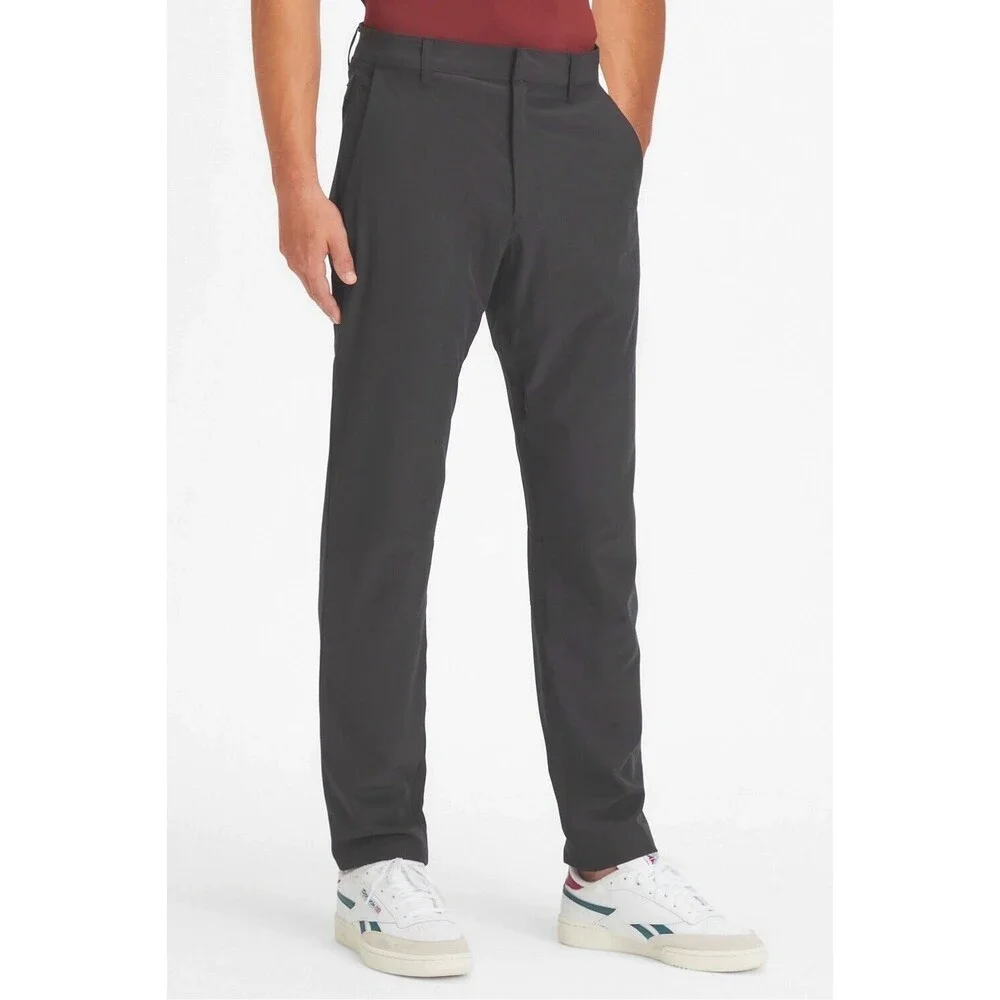 NWT Fabletics Dark Gray The Only Pant Classic Fit Men Size 33x32 (34x30 Actual)